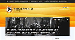 Desktop Screenshot of piratenpartei-duisburg.de